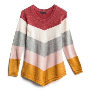 Rainer Chevron Color Block Pullover
